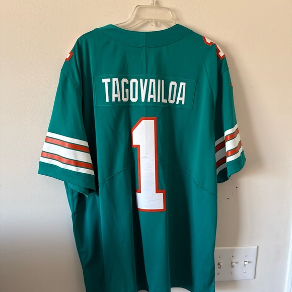 NFL Teal and White Men's Jersey - Picture 6 of 6